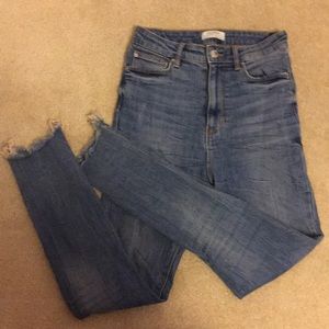 Zara high waisted skinny jeans